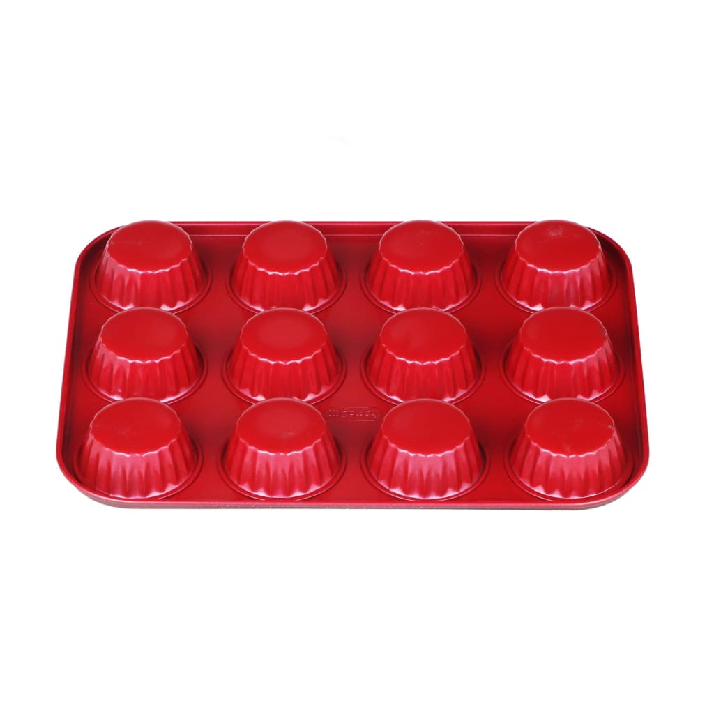 Striped Muffin Pan 12 cups-Royal Brands Co-