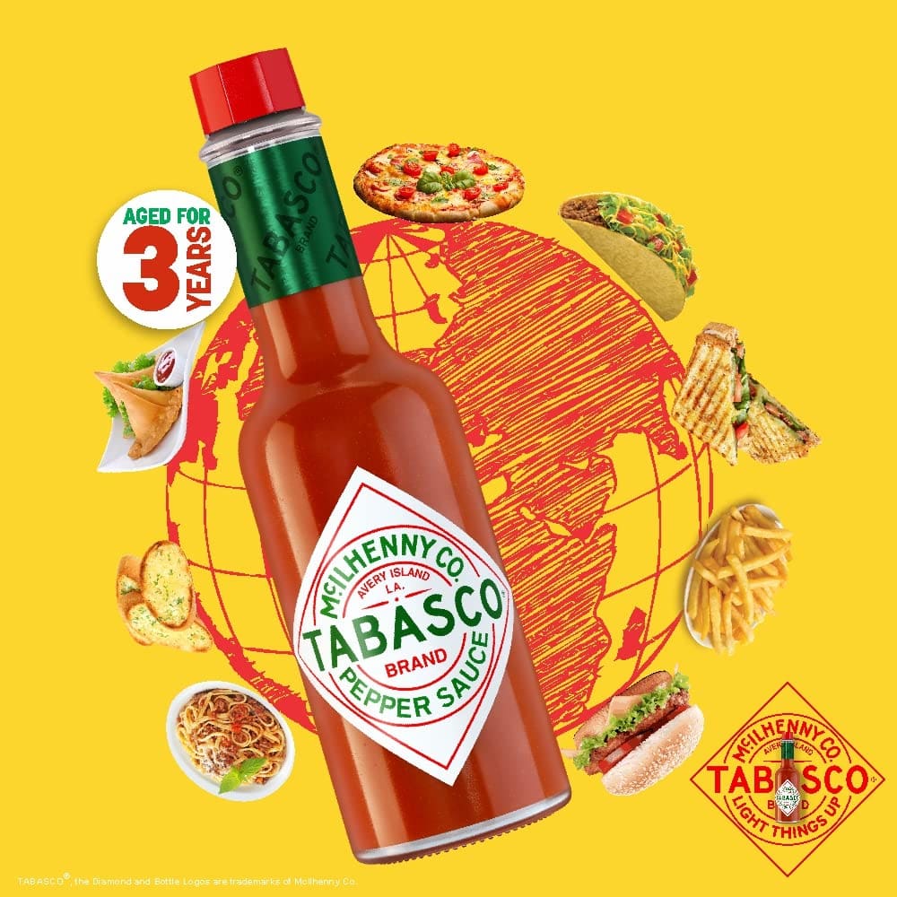 Tabasco Pepper Sauce 2 fl oz / 60 ml x 12 Bottles