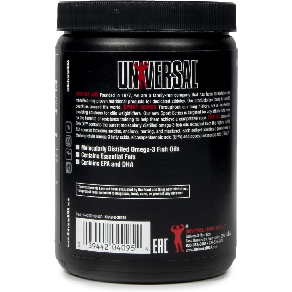 Universal Nutrition Fish Oil 100 Softgels