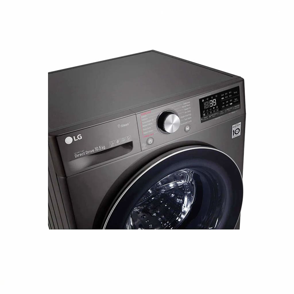 10.5kg Silver - AI DD Front Loader Washing Machine-Royal Brands Co-